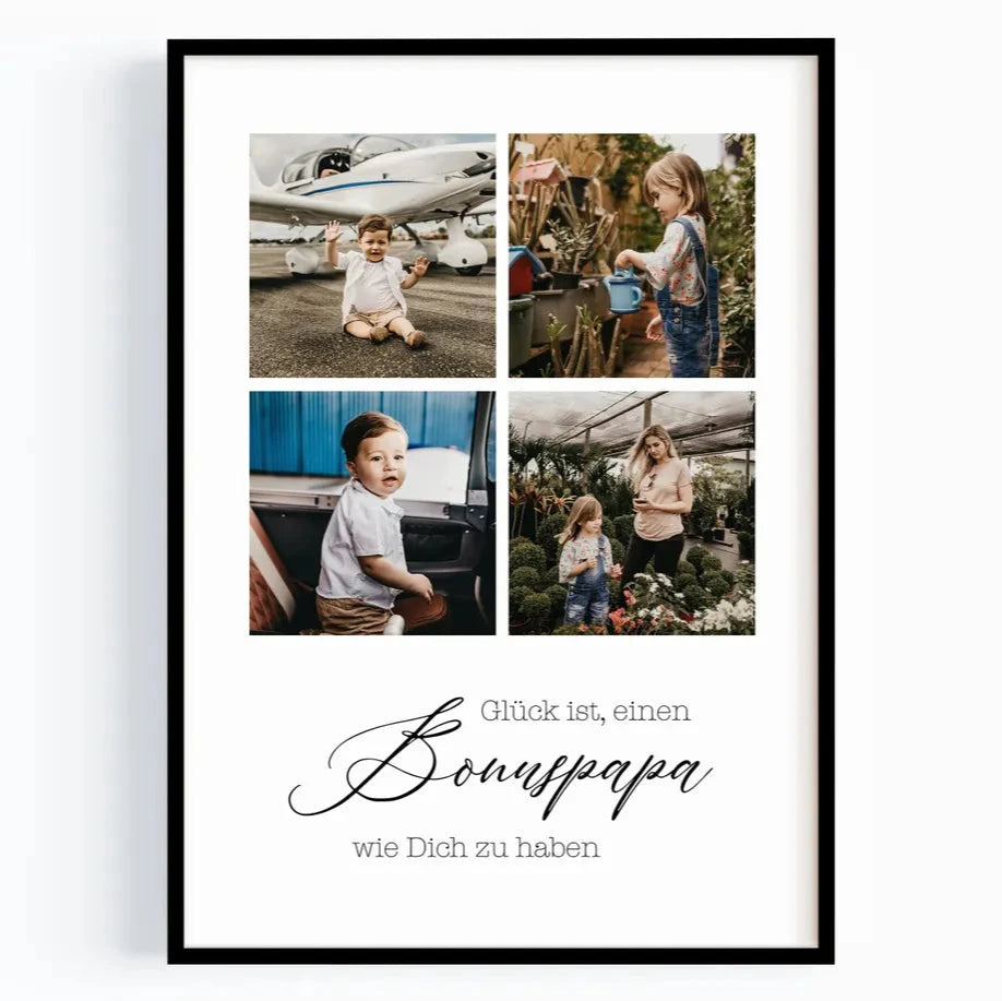 Geburtstag Geschenkidee Bonuspapa – Vatertagsgeschenk für Stiefvater, Stiefpapa