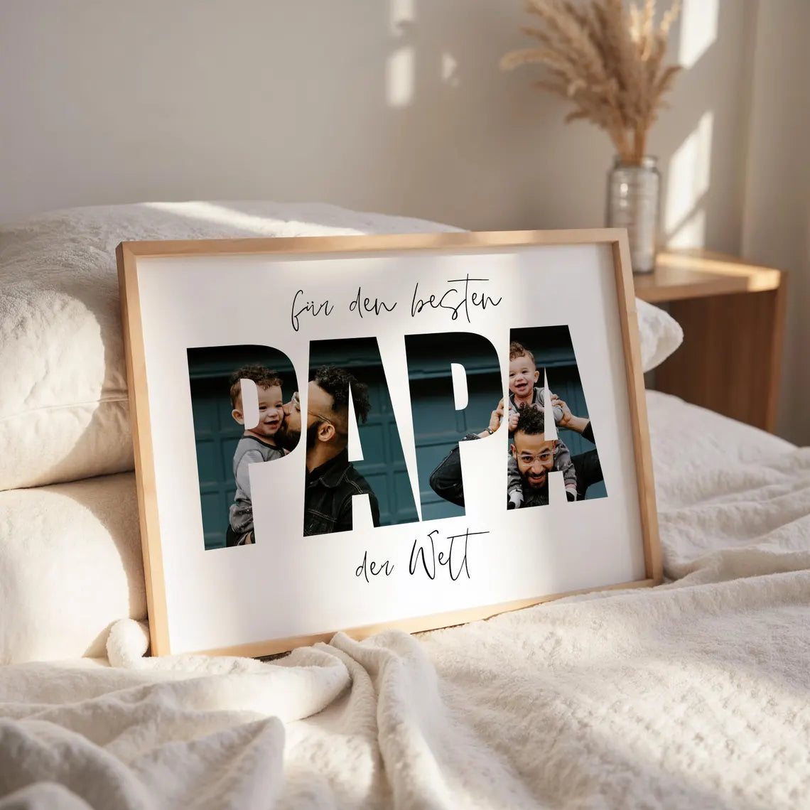 Vatertagsgeschenk für Papa – Personalisiertes Bild, Geschenk für Männer, Vater, Ehemann