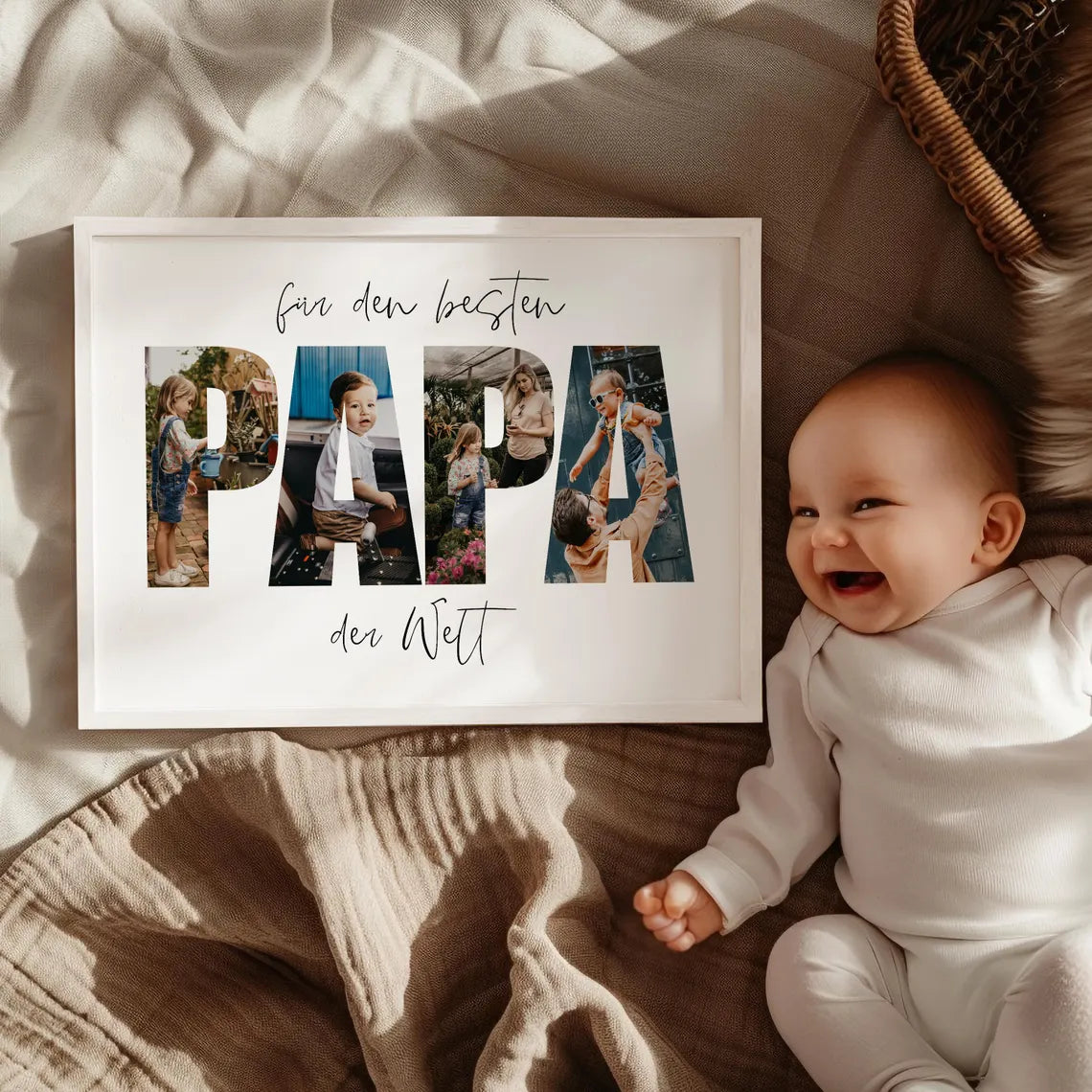 Vatertagsgeschenk für Papa – Personalisiertes Bild, Geschenk für Männer, Vater, Ehemann