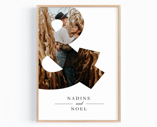 Personalisiertes Geschenk zum Jahrestag oder Hochzeitstag mit Foto – Für Sie, Ihn & Paare