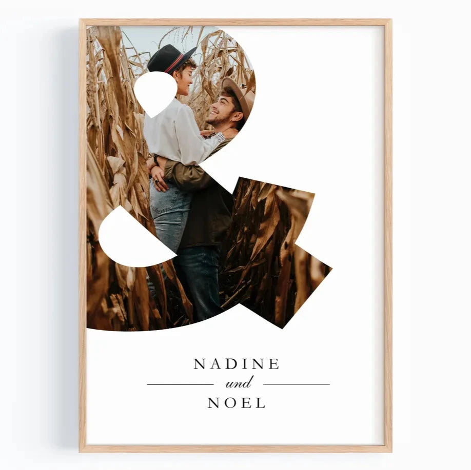 Personalisiertes Geschenk zum Jahrestag oder Hochzeitstag mit Foto – Für Sie, Ihn & Paare