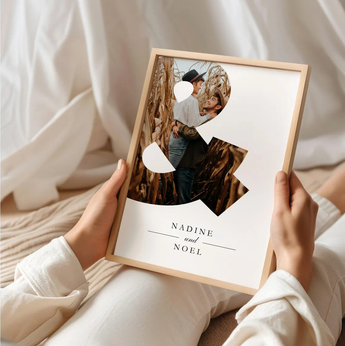 Personalisiertes Geschenk zum Jahrestag oder Hochzeitstag mit Foto – Für Sie, Ihn & Paare