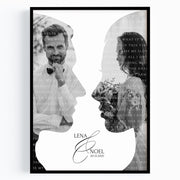 Personalisierter Song Poster – Geschenk zum Hochzeitstag oder Valentinstag