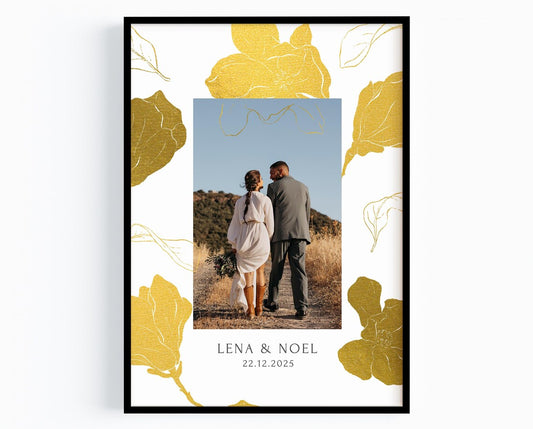 Personalisiertes Fotogeschenk – Jahrestag & Hochzeitstag Geschenk für ihn oder sie