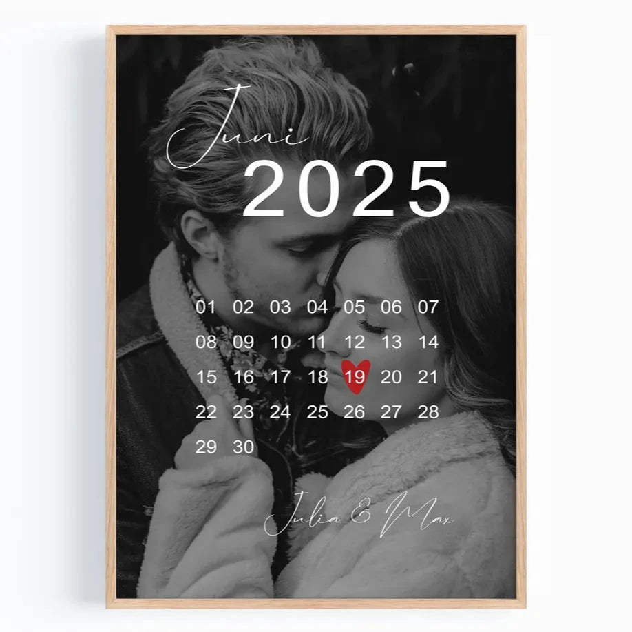 Personalisiertes Pärchen Geschenk – Für Valentinstag, Jahrestag & Hochzeit