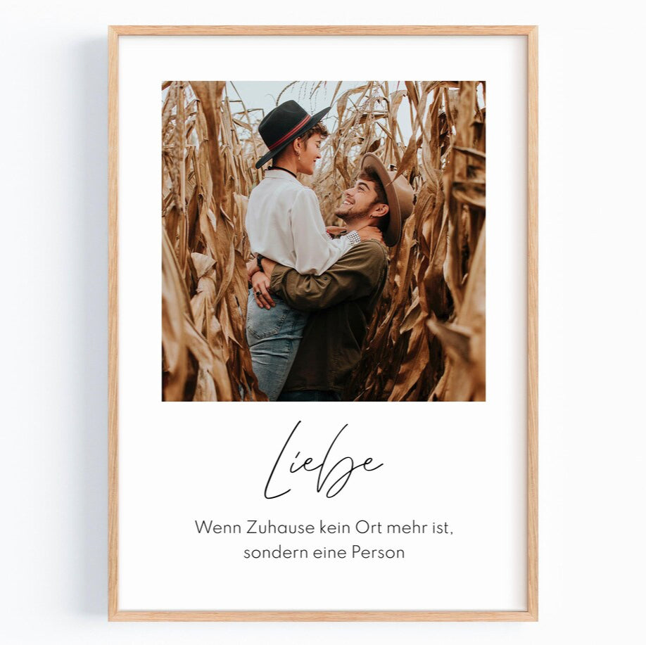 Jahrestag Geschenk personalisiert Foto für ihn oder sie – Hochzeitstag Geschenkidee
