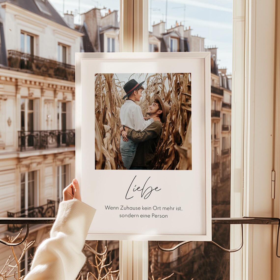 Jahrestag Geschenk personalisiert Foto für ihn oder sie – Hochzeitstag Geschenkidee