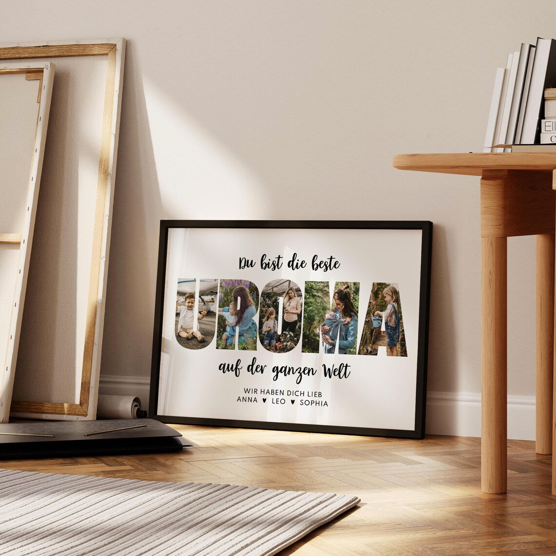 Personalisiertes Foto Geschenk für Uroma zum Geburtstag oder Muttertag