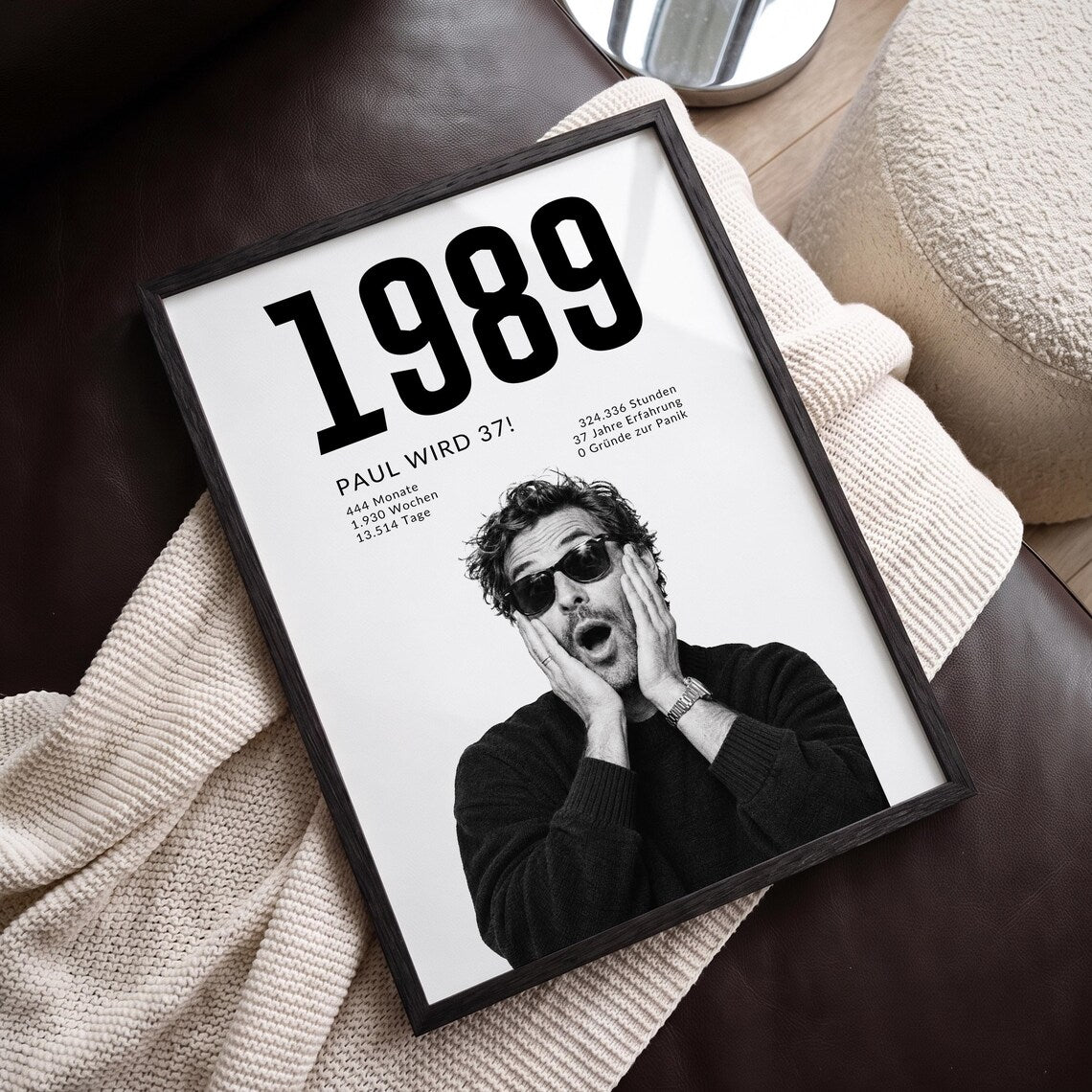 Personalisiertes Geburtstagsgeschenk für Männer mit Foto