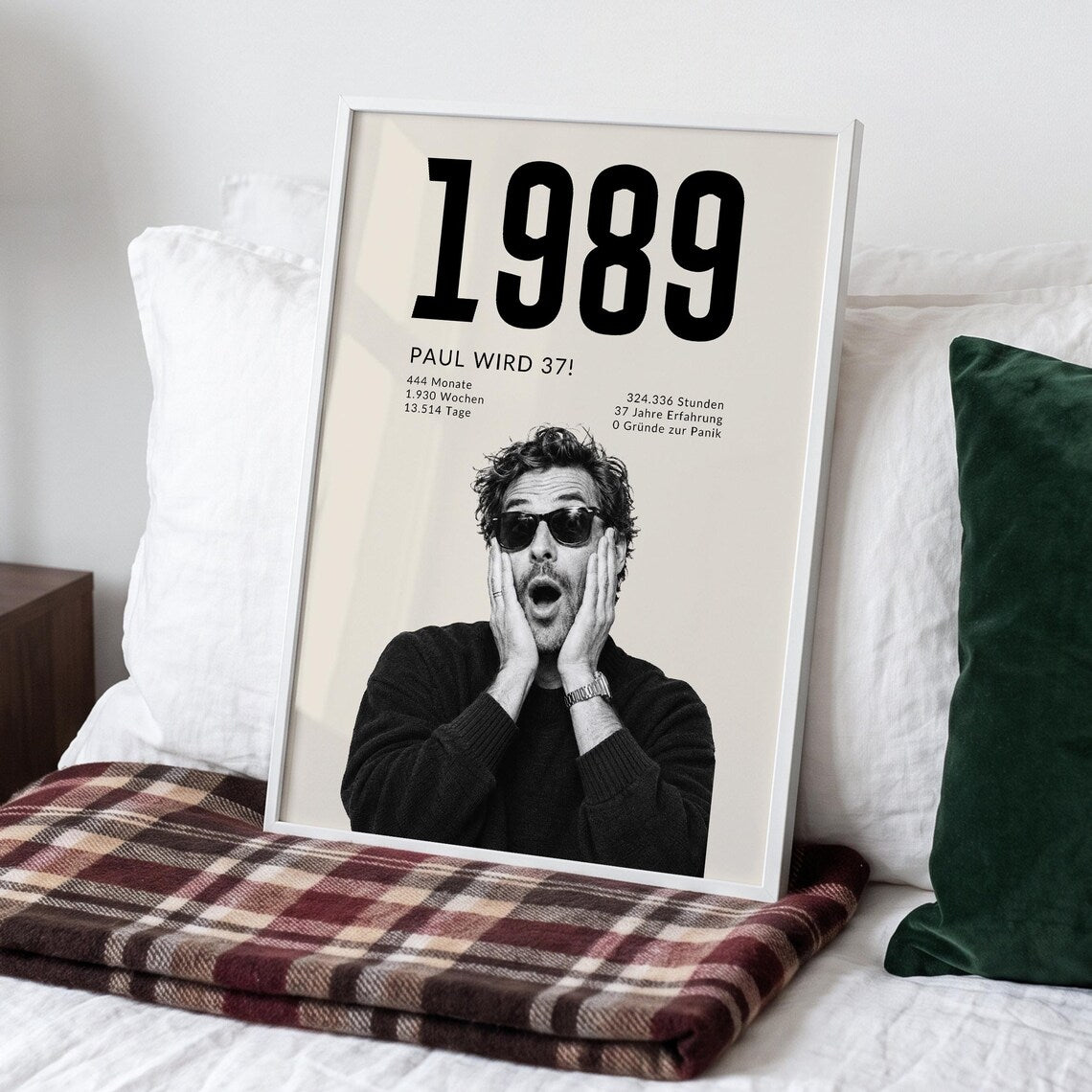 Personalisiertes Geburtstagsgeschenk für Männer mit Foto