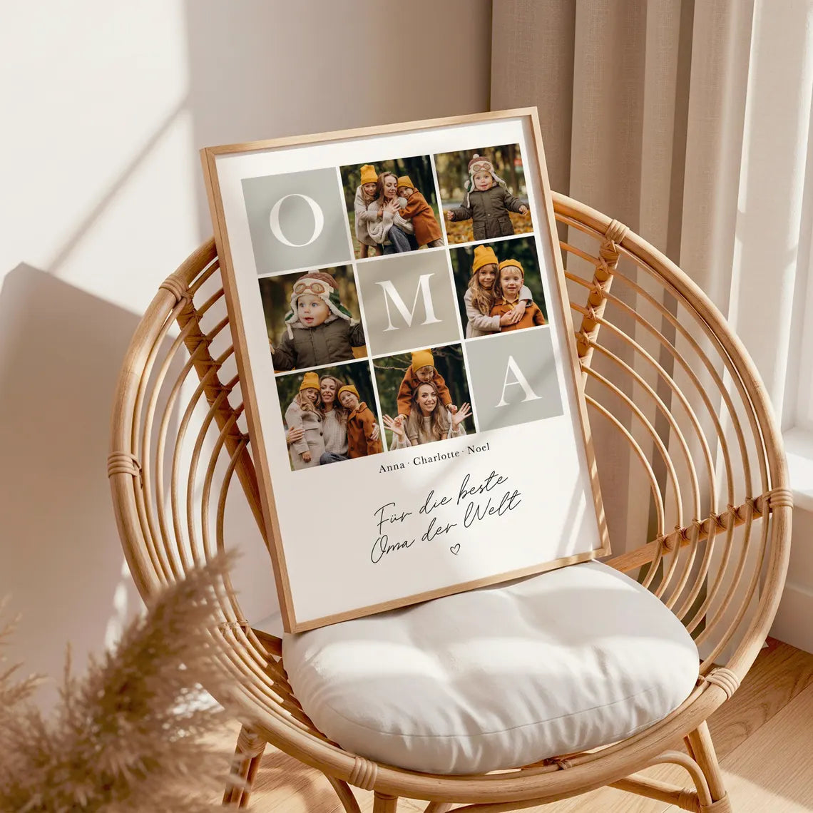 Foto Collage Poster für Oma