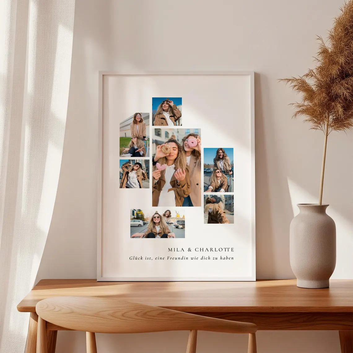 Personalisierte Foto Collage Beste Freundin – Geschenkidee zum Geburtstag