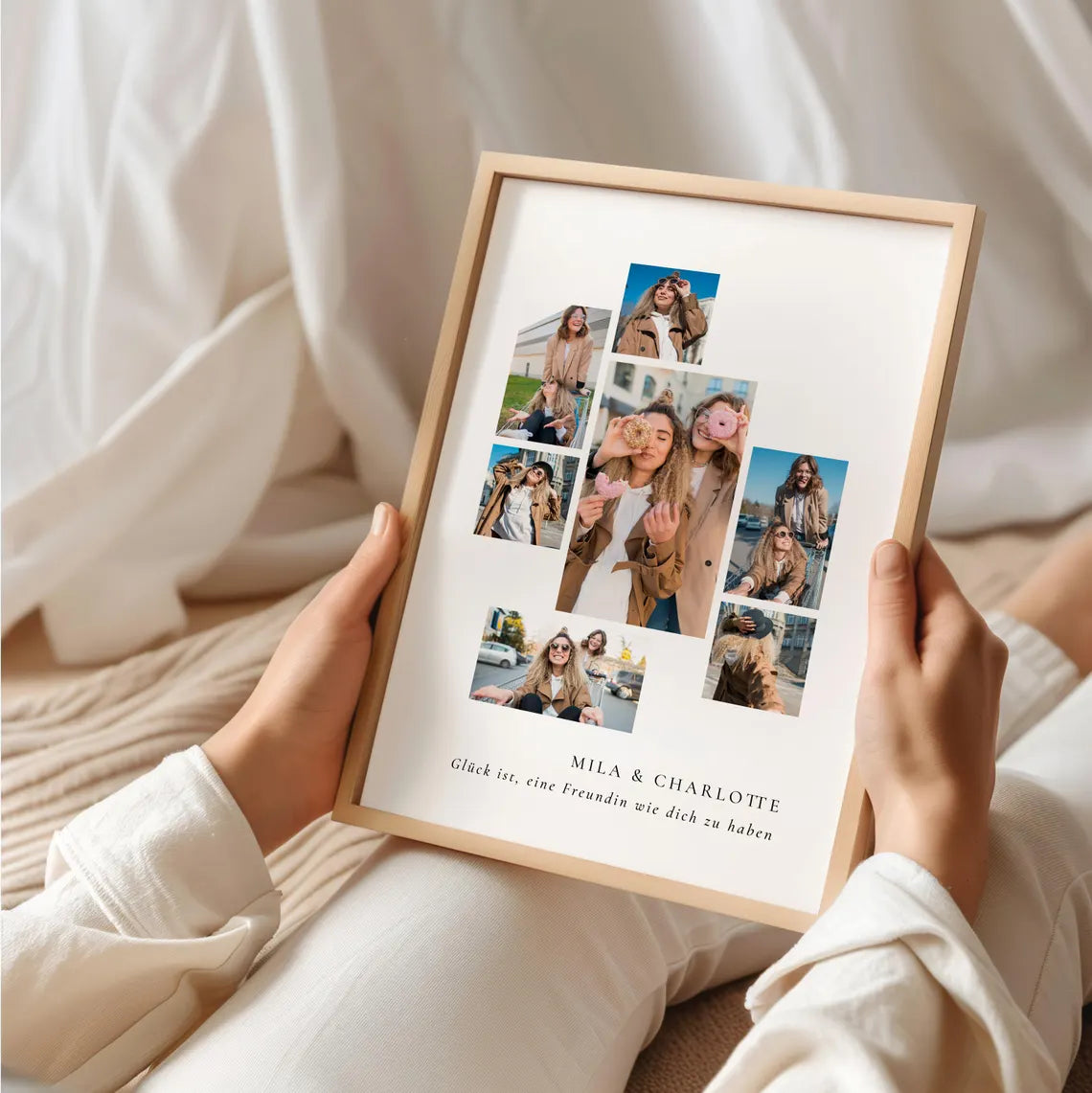 Personalisierte Foto Collage Beste Freundin – Geschenkidee zum Geburtstag