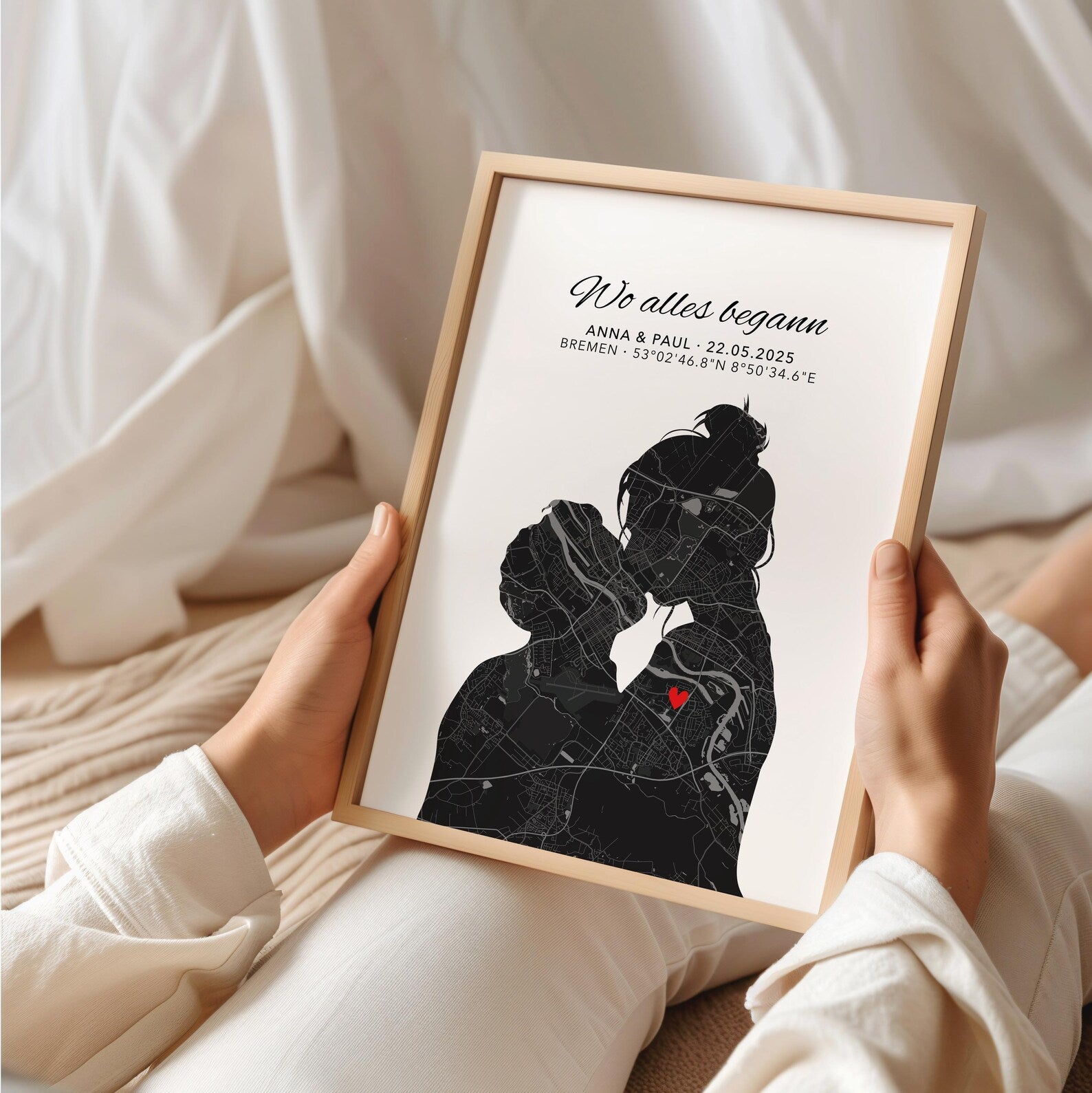 Wo alles begann Poster Paar Geschenk