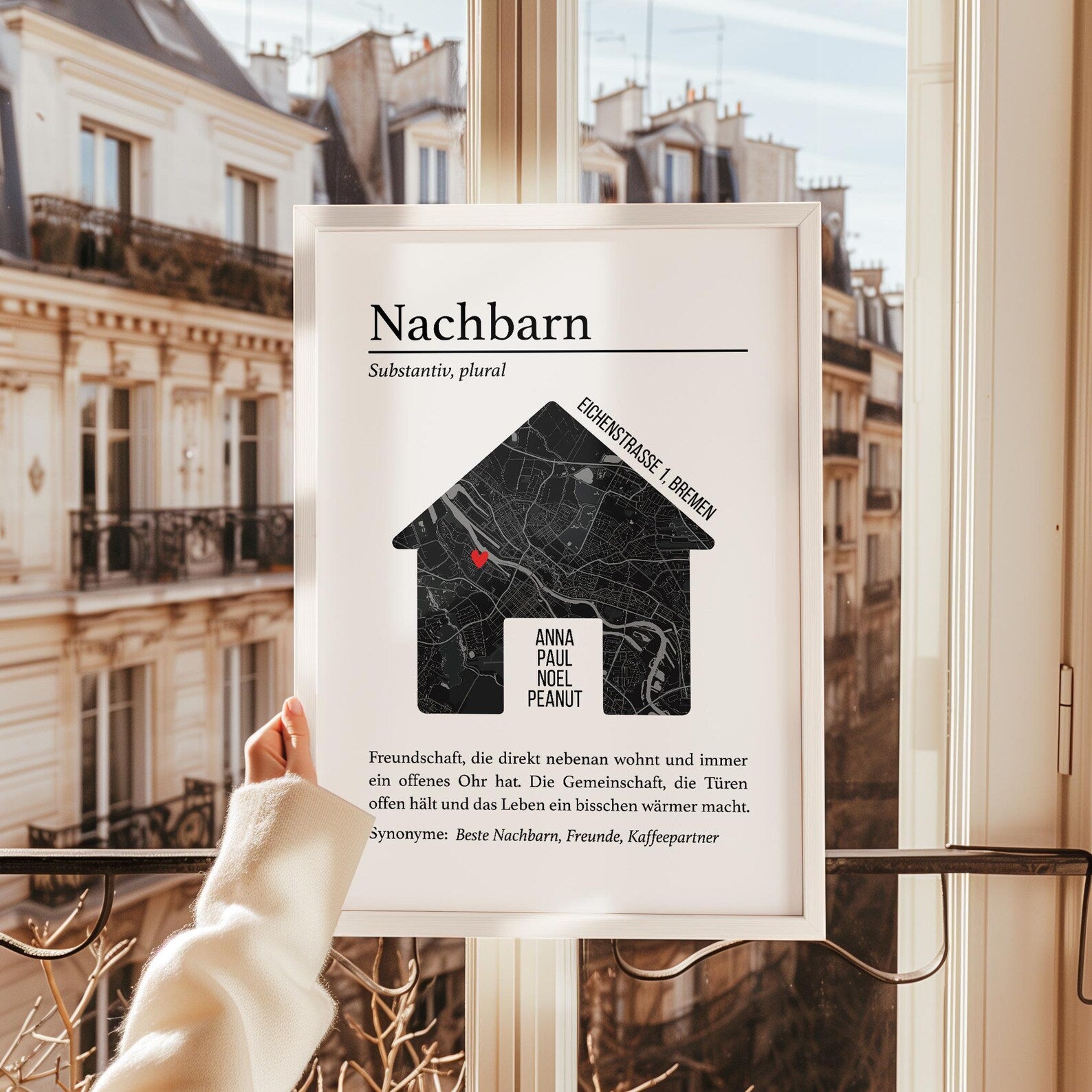 Lieblingsnachbarn Poster – Geschenk für Nachbarn