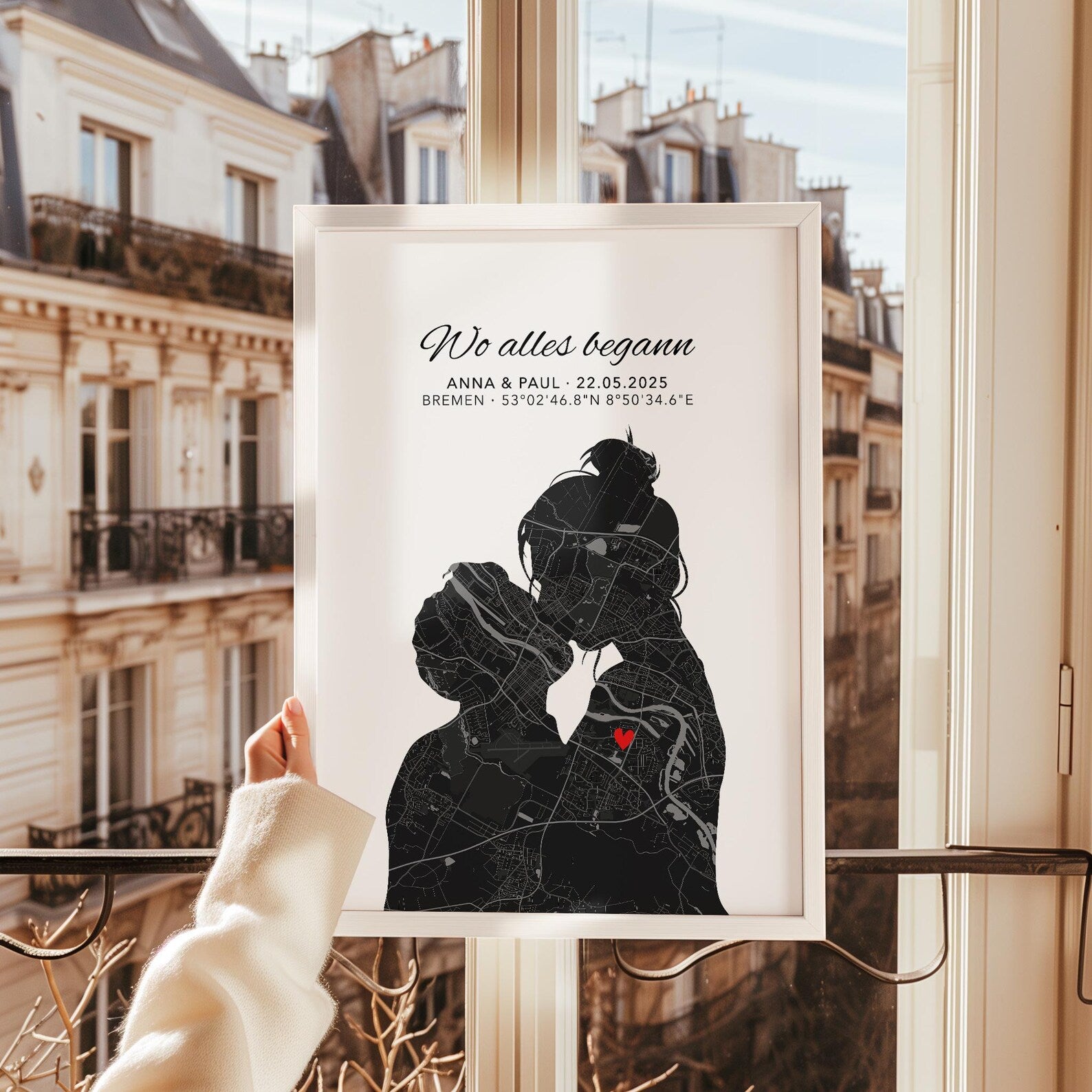 Wo alles begann Poster Paar Geschenk