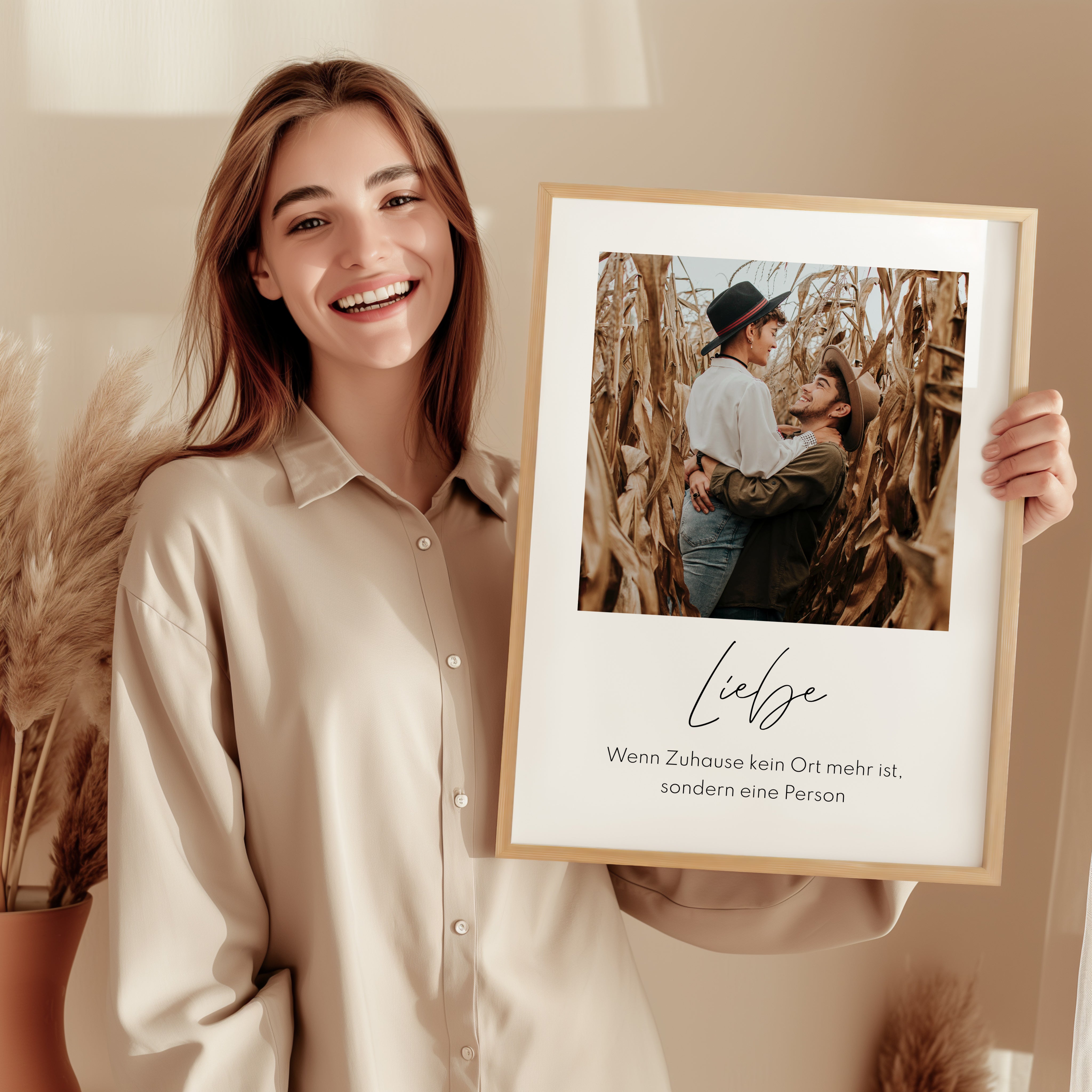 Jahrestag Geschenk personalisiert Foto für ihn oder sie – Hochzeitstag Geschenkidee