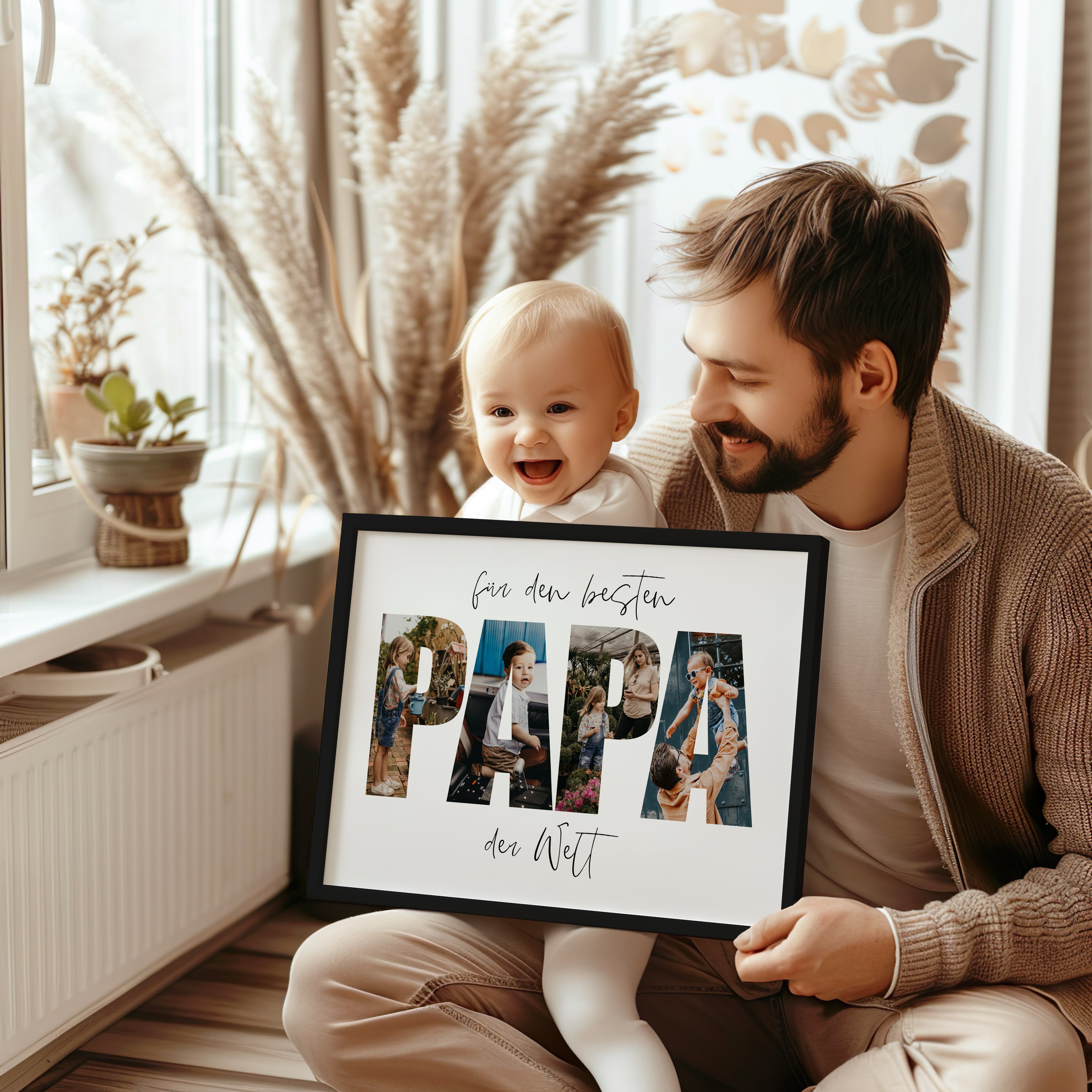 Vatertagsgeschenk Papa Bilderrahmen Vatertag, Geburtstag