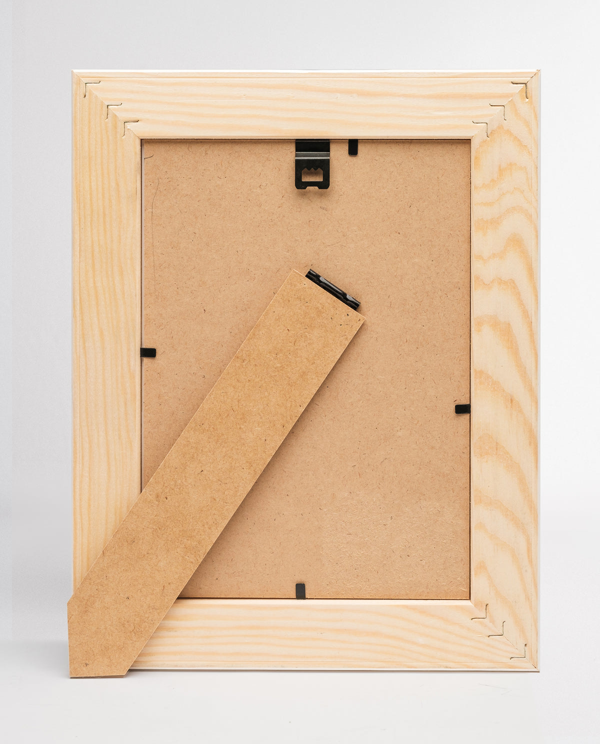 Bilderrahmen für A5 (15 x 21 cm) - Rustikaler Weiß-Braun